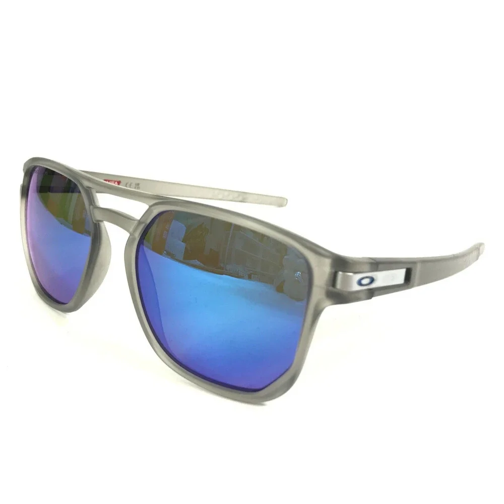 Oakley Sunglasses Latch Beta OO9436-0654 Matte Grey Ink Prizm Sapphire Polarized